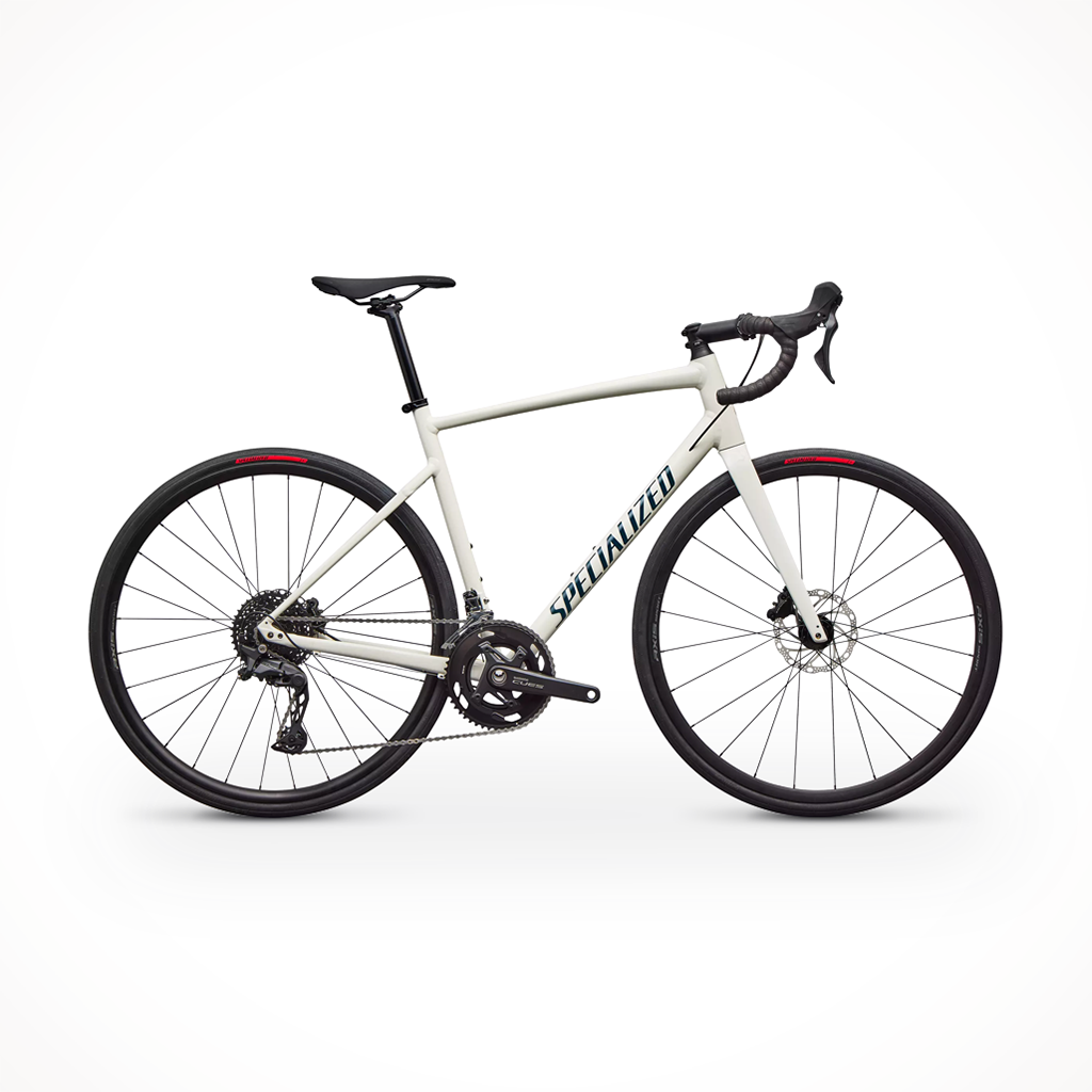 Product image: Specialized ALLEZ E5 DUNEWHT DPLAKE, shown in primary marketing view.