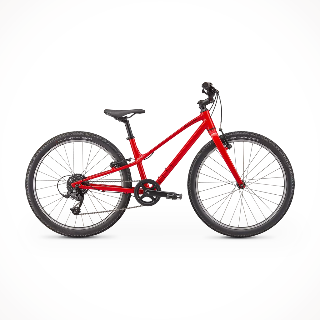 Product image: Specialized JETT 24 Gloss Flo Red 2022, shown in primary marketing view.