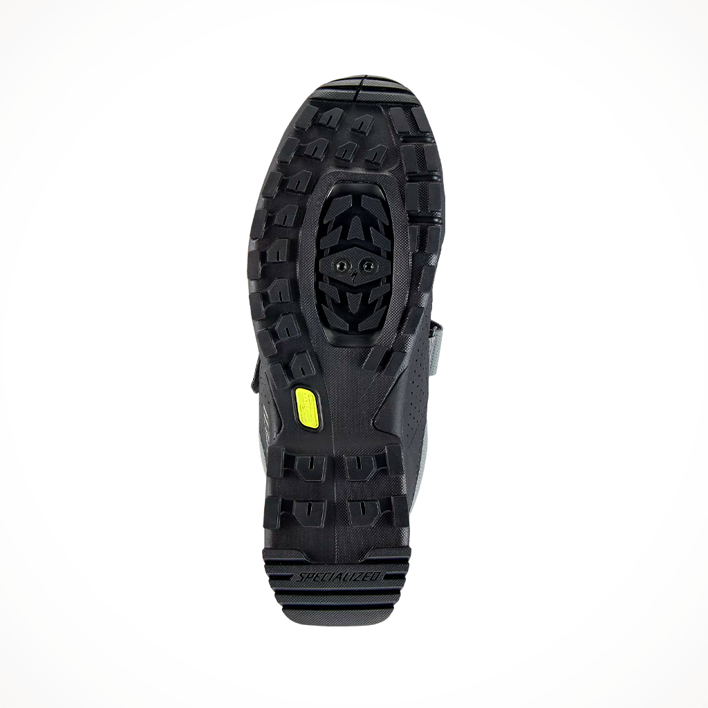 Product image: Specialized Rime 10 MTB 2020 Black, showing the bottom view.