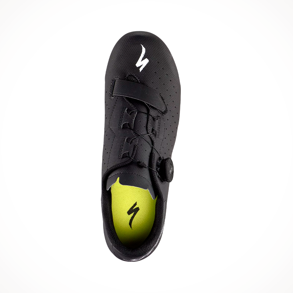Product image: Specialized Torch 1 Road 2024 Black, shown from above.