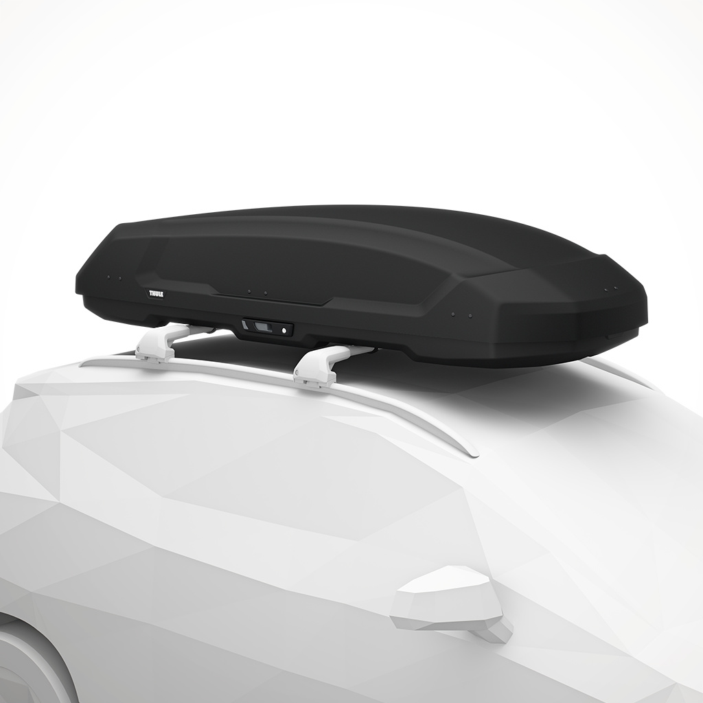Product image: Thule Force 3 XL Cargo Carrier 2025, shown from a three-quarter angled view.