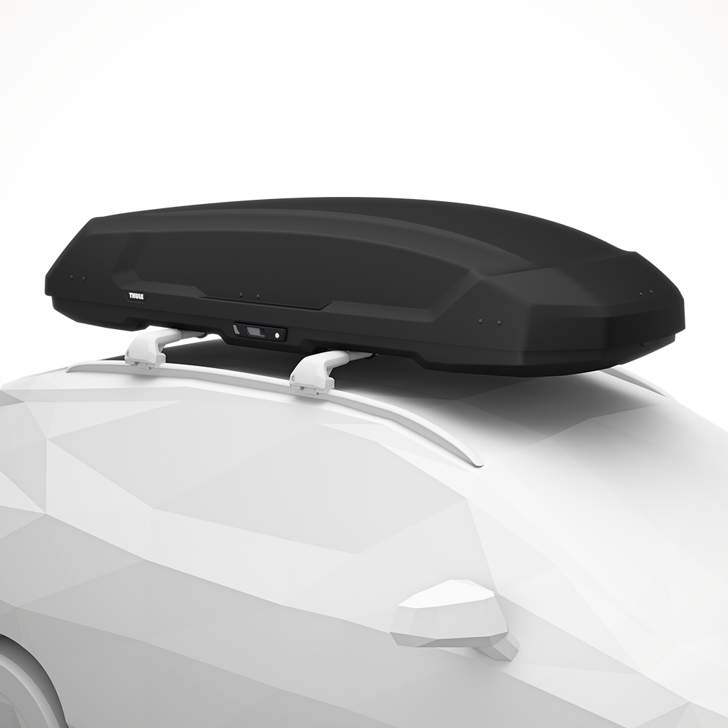 Product image: Thule Force 3 XXL Cargo Carrier 2025, shown from a three-quarter angled view.
