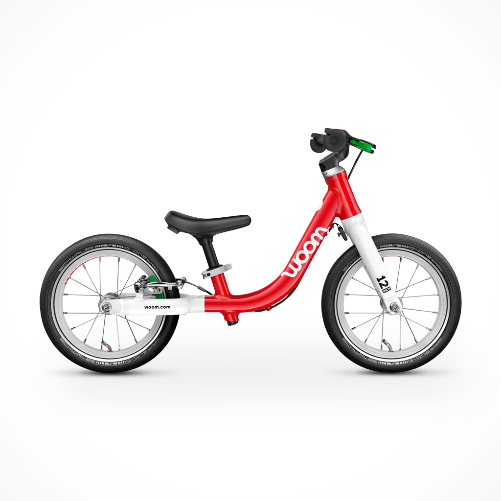 Product image: Woom GO 1 Metallic Red 2026, shown in primary marketing view.
