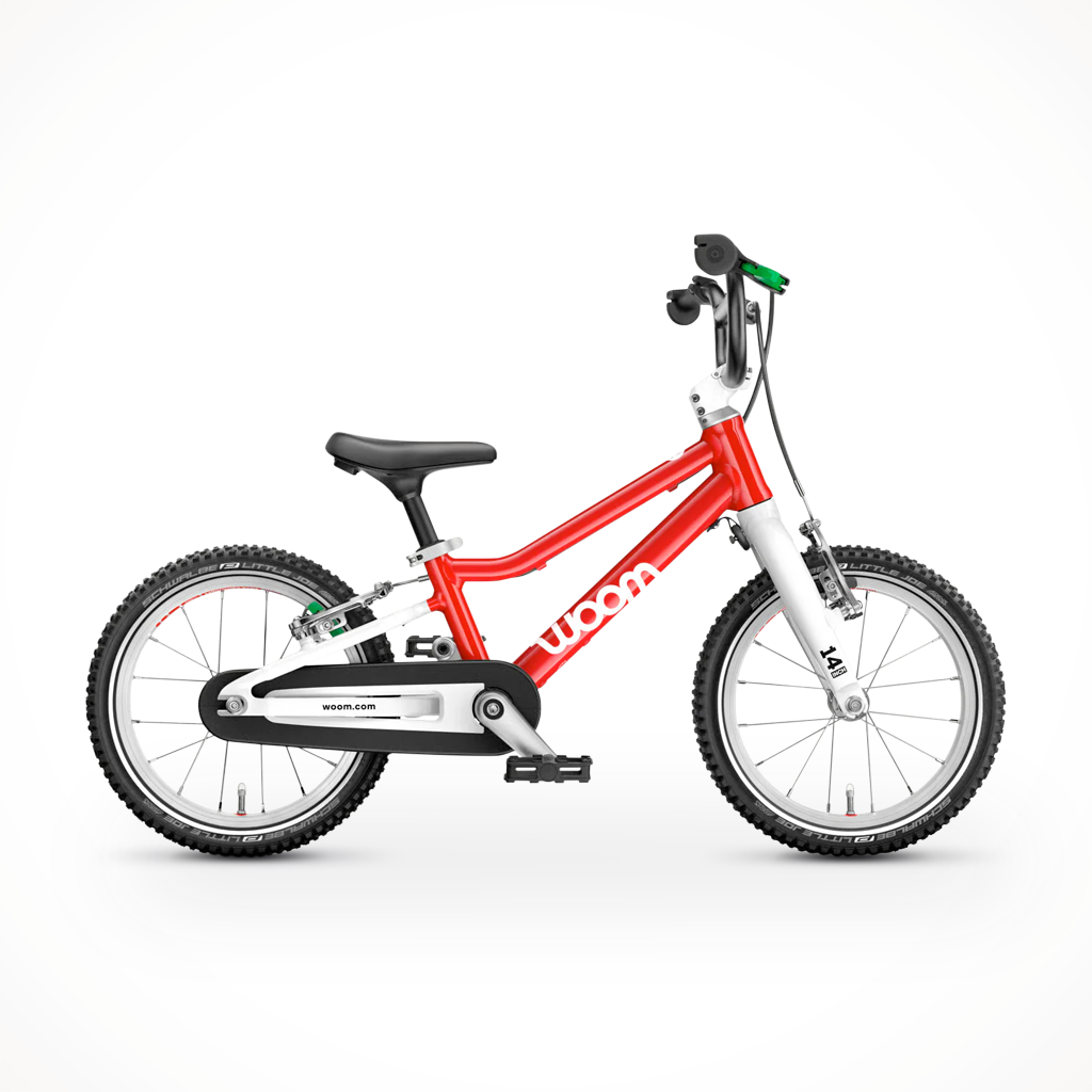 Product image: Woom GO 2 Red 2026, shown in primary marketing view.