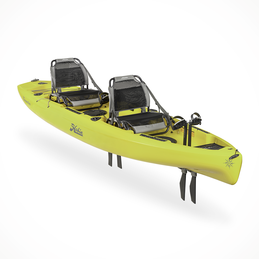 Product image: Hobie Compass Duo Seagrass Green, shown from a three-quarter angled view.