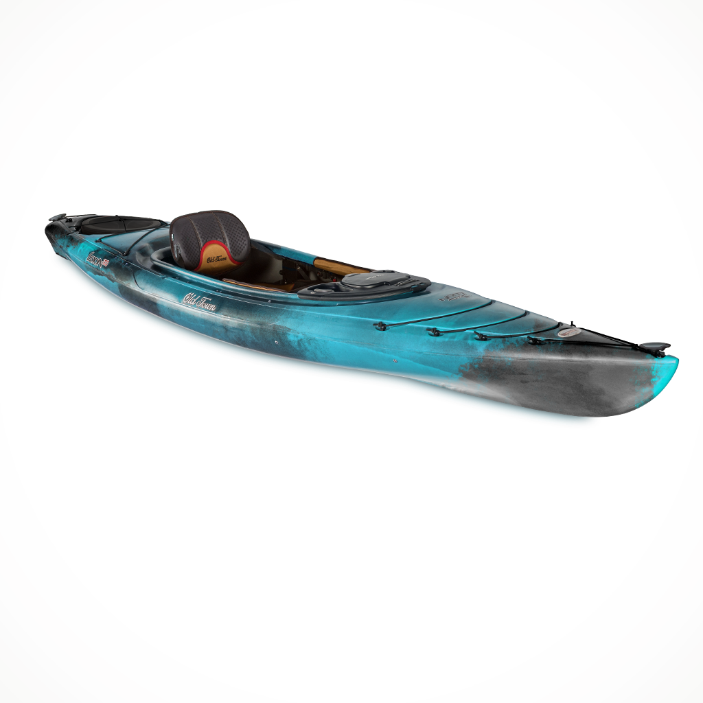 Product image: Paddling Kayaks Old Town Loon 120 Photic, shown from a three-quarter angled view.