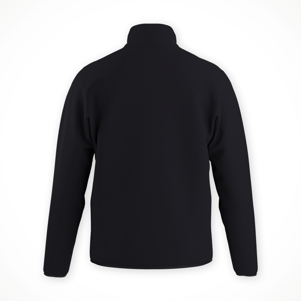 Product image: Arcteryx Kyanite Jacket Black Mens 2025, shown from the back.