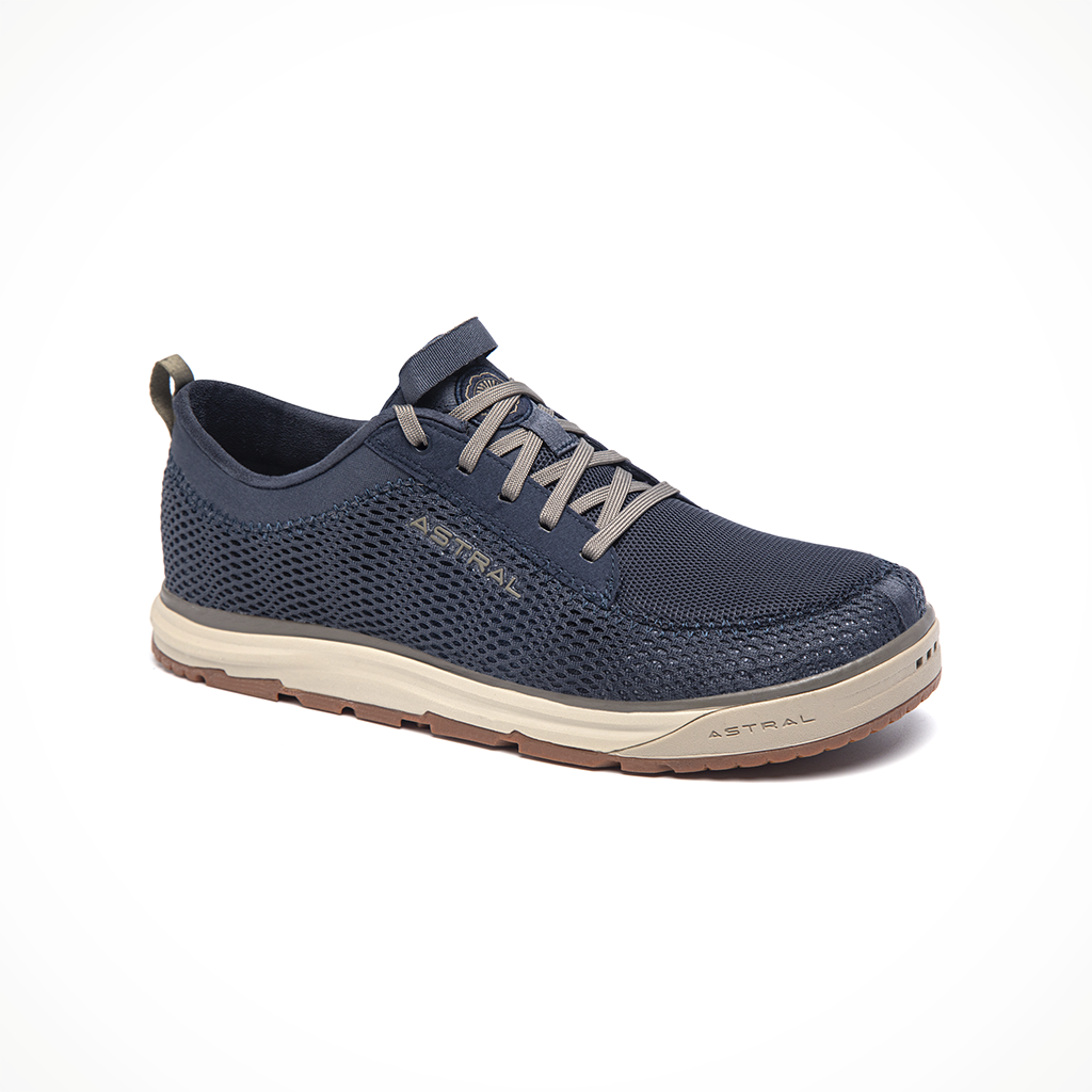 Product image: Astral Footwear Crewer Neptune Navy, shown from an angle.