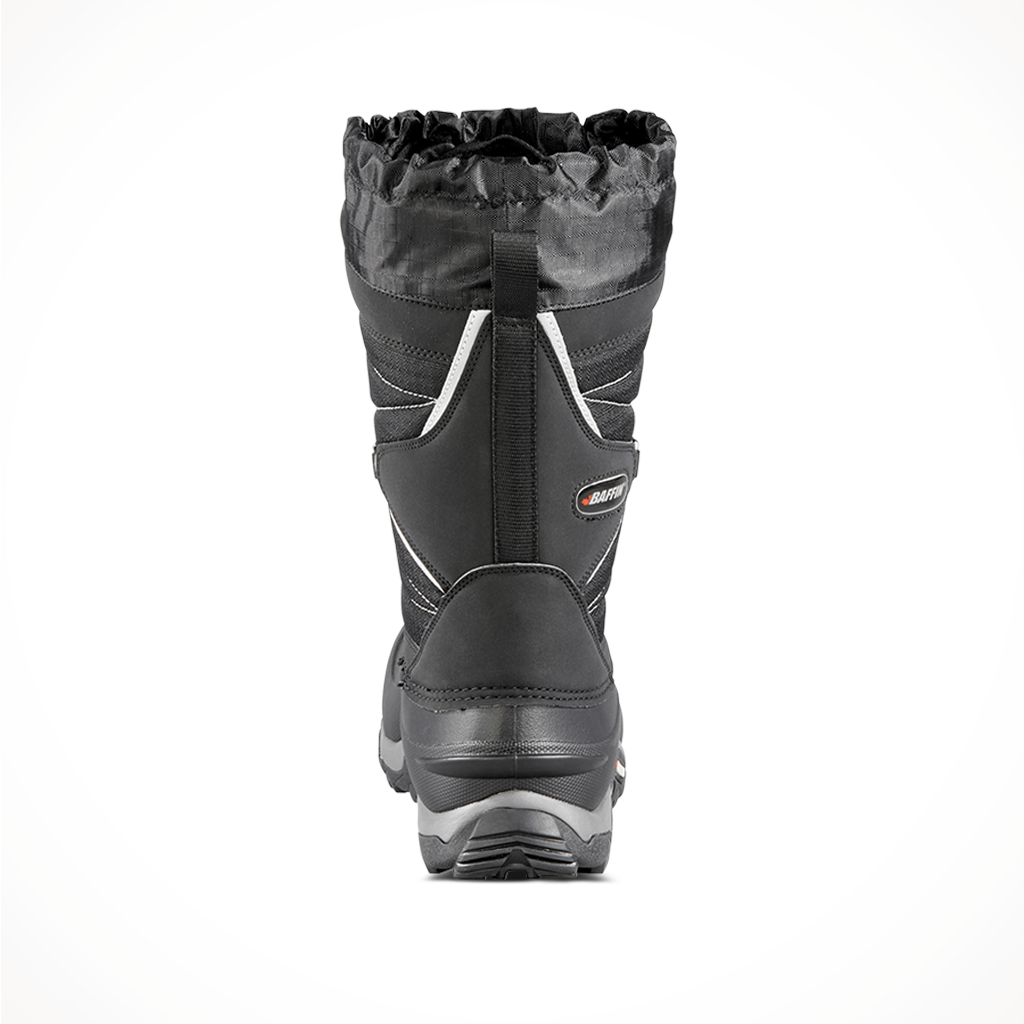 Product image: Baffin Mens Sequoia Boot Black, shown from the back.