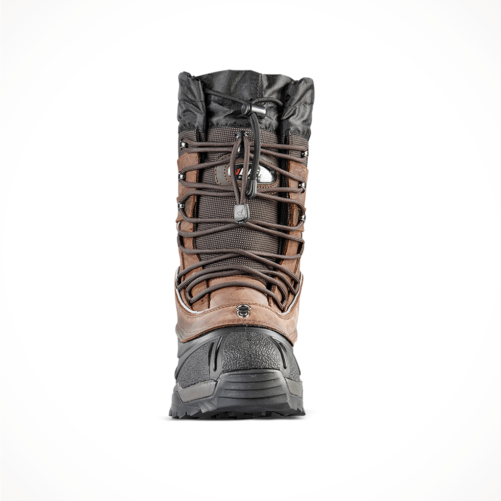 Product image: Baffin Mens Snow Monster Boot Worn Brown, shown from the front.