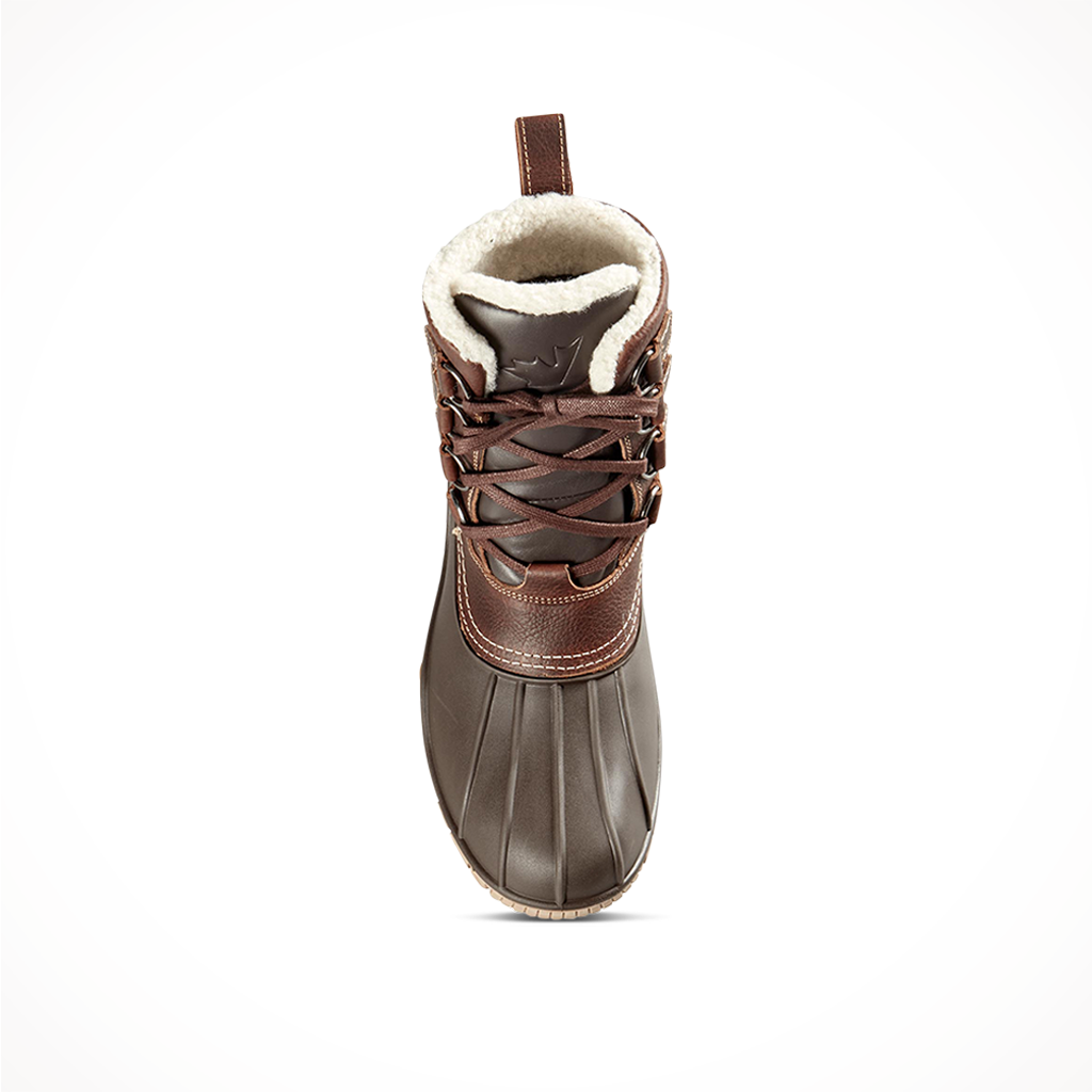 Product image: Baffin Mens Yellowknife Boot Brown, shown from above.