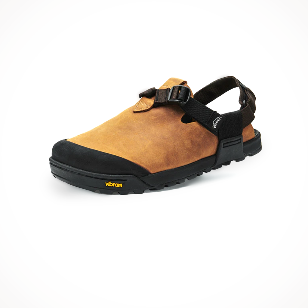 Product image: Bedrock Unisex Mountain Clog Brown, shown from a three-quarter angled view.