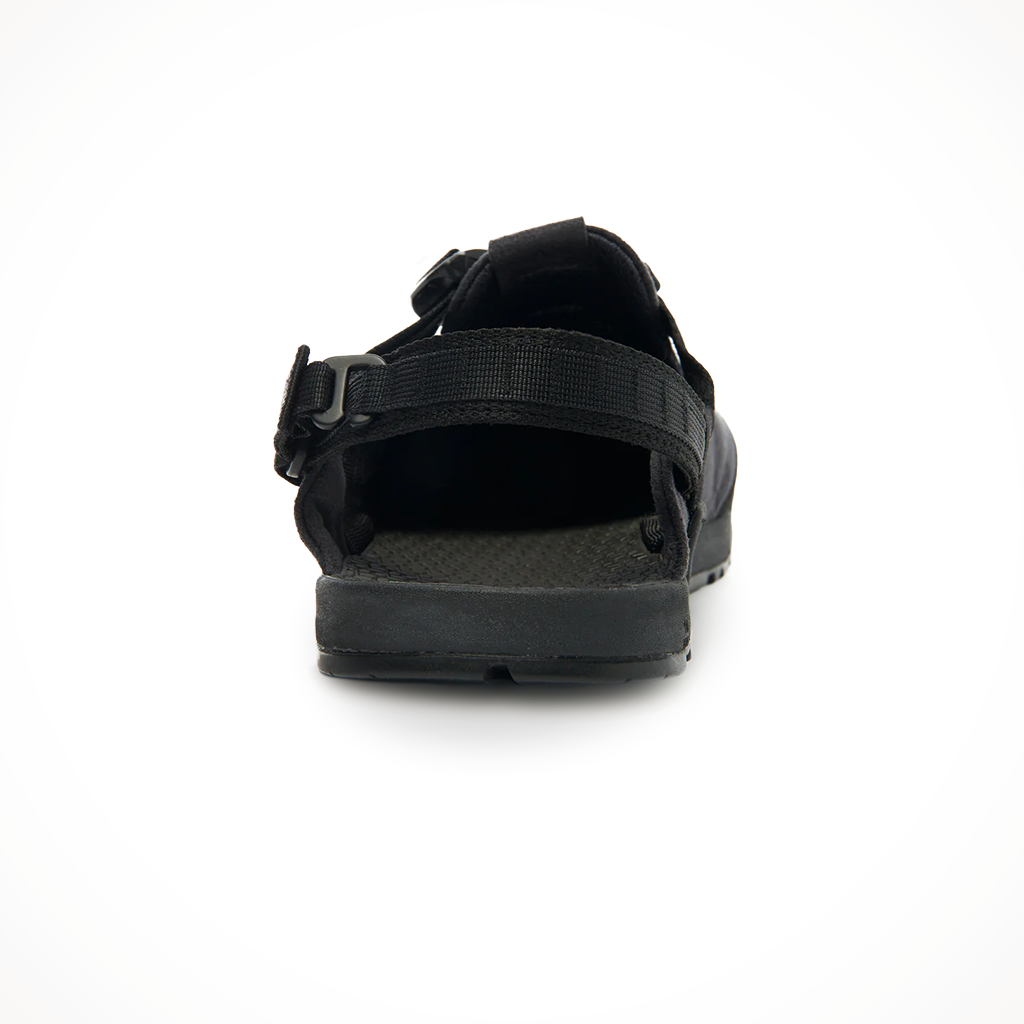 Product image: Bedrock Unisex Mountain Clog Grey, shown from the back.