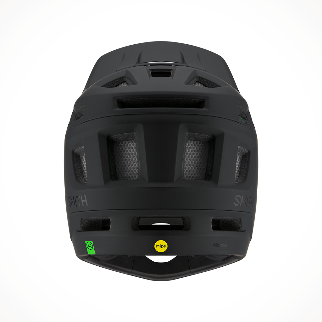 Product image: Bike24 MAINLINE MIPS MATTE BLACK E007429RX5155, shown from the back.