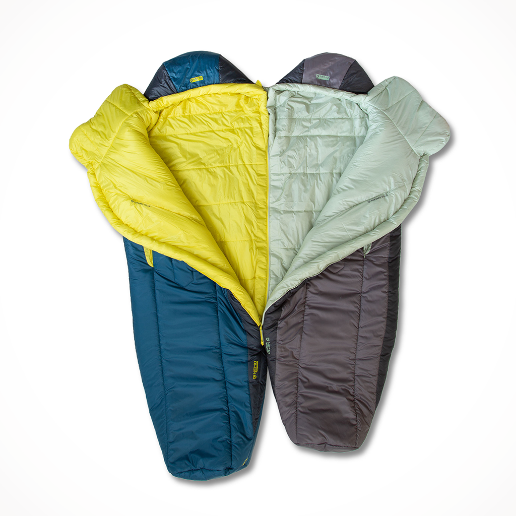 Product image: Camping Sleeping Bags Mens Nemo Forte Endless Promise 20 Abyss Green Sheen Together.