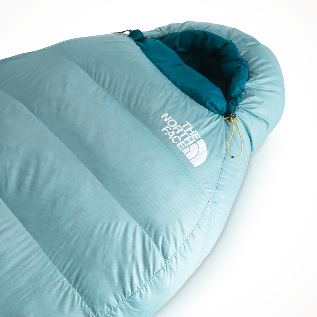 Product image: Camping Sleeping Bags Mens The North Face Trail Lite Down 20 Reef Waters Blue Coral Alt 1.