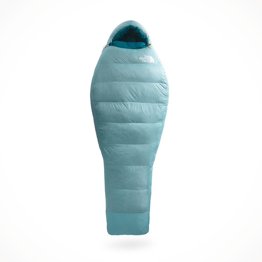 Product image: Camping Sleeping Bags Mens The North Face Trail Lite Down 20 Reef Waters Blue Coral, shown in primary marketing view.
