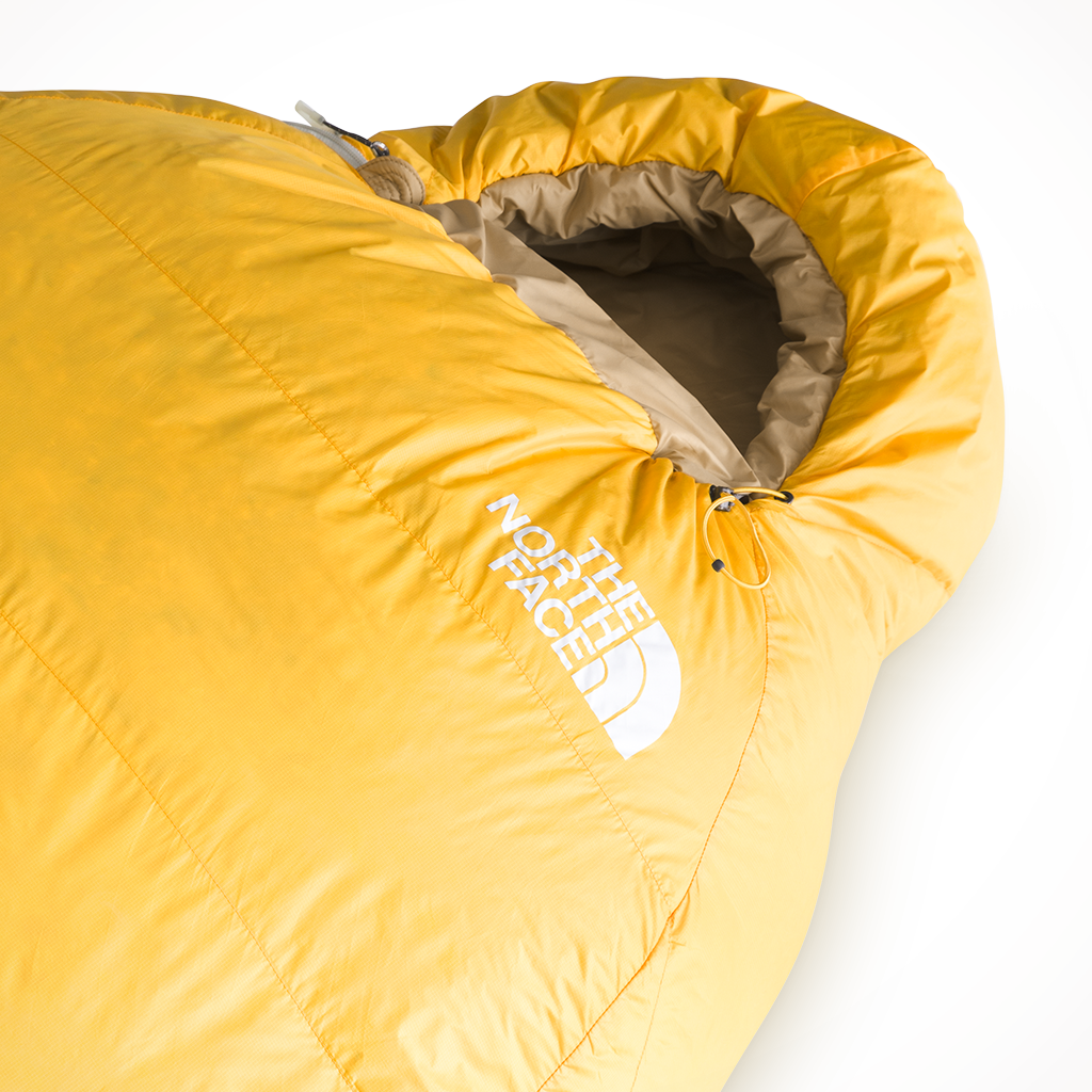 Product image: Camping Sleeping Bags Mens The North Face Trail Lite Down 35 TNF Yellow Khaki Stone Alt 1.