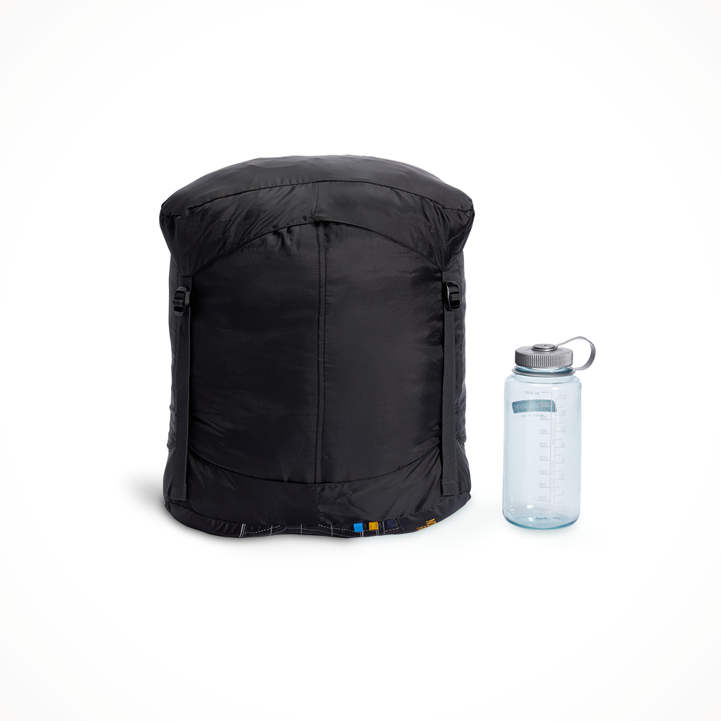 Product image: Camping Sleeping Bags The North Face One Bag Duo Super Sonic Blue Packed.