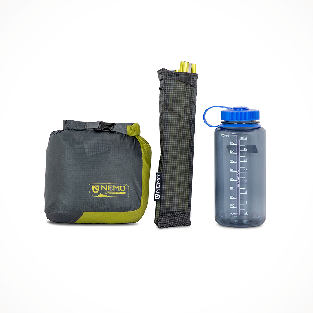 Product image: Camping Tents Nemo Hornet OSMO 3 Packed.
