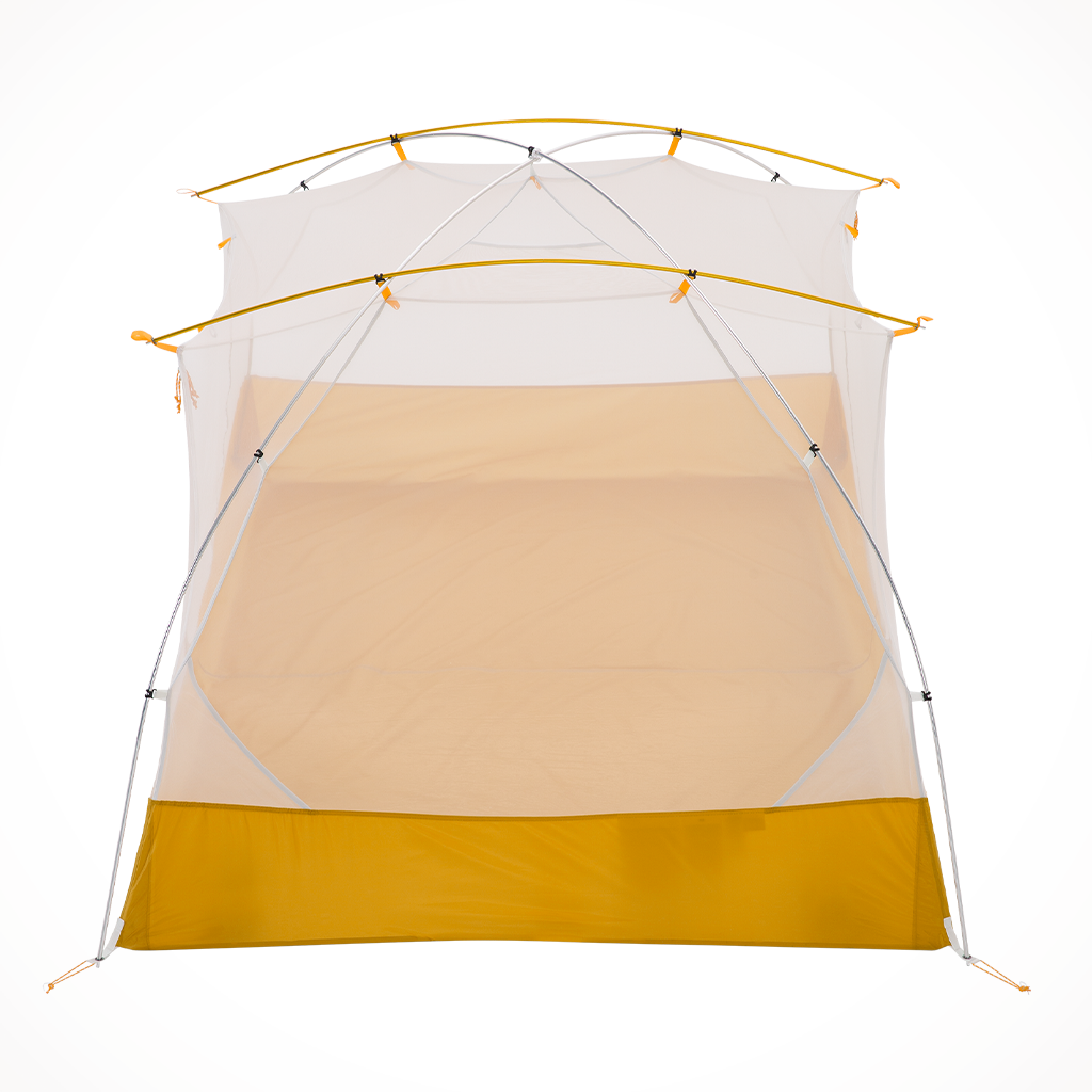 Product image: Camping Tents The North Face Trail Lite 3 Khak Stone Arrowwood Yellow, shown from the front.