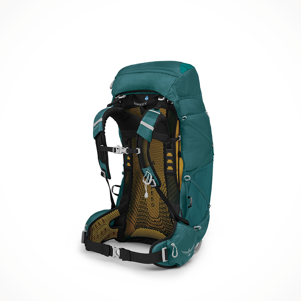 Product image: Camping Backpacks Womens Osprey Eja 58 Deep Teal Interior.