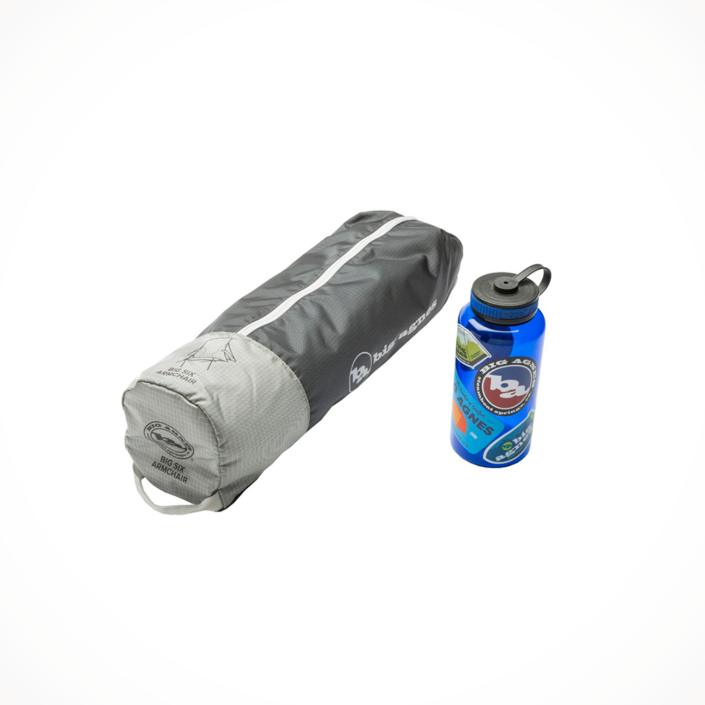 Product image: Camping Furniture Big Agnes Big Six Armchair Asphalt Grey Packed.