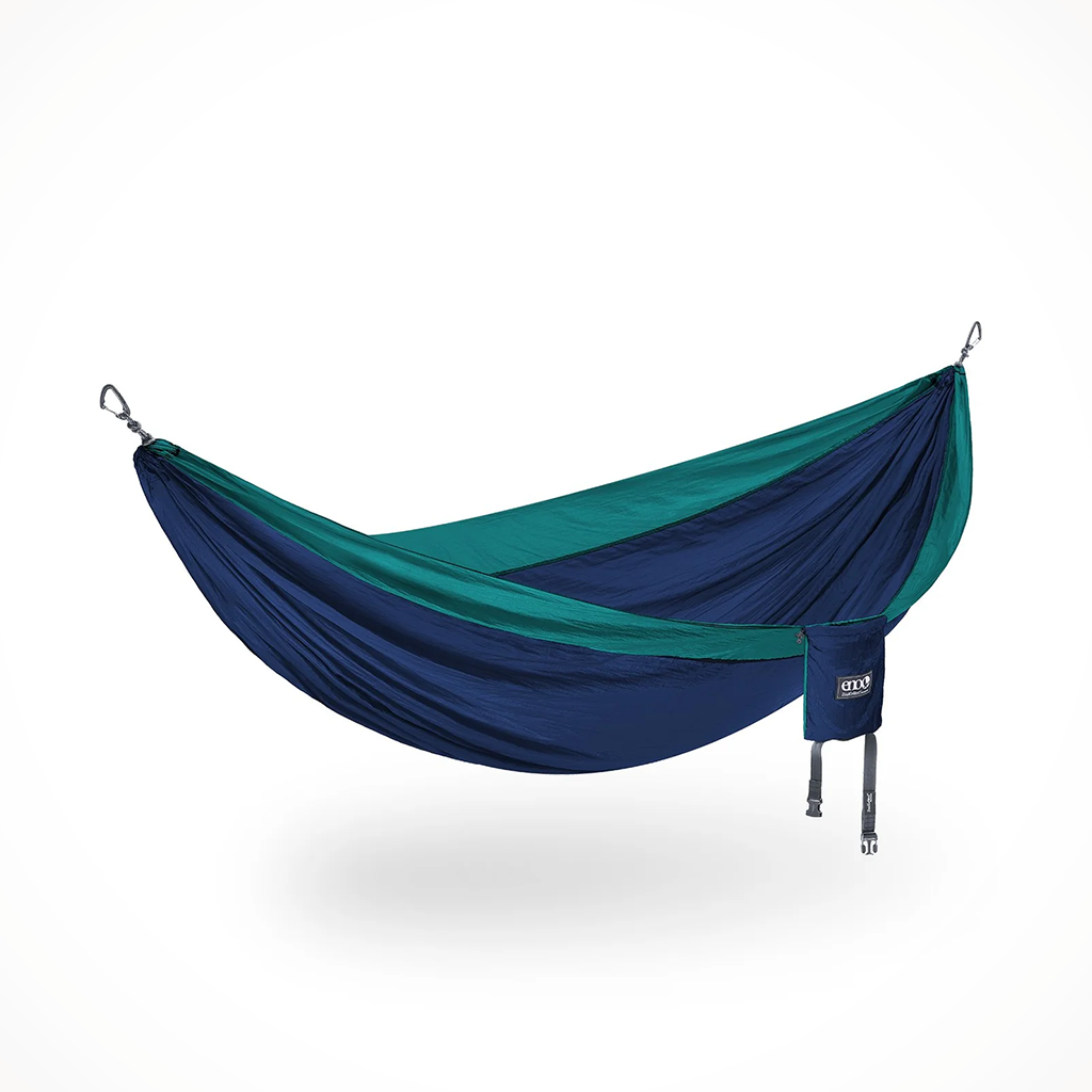 Product image: Camping Furniture ENO Double Nest Hammock Navy Seafoam.