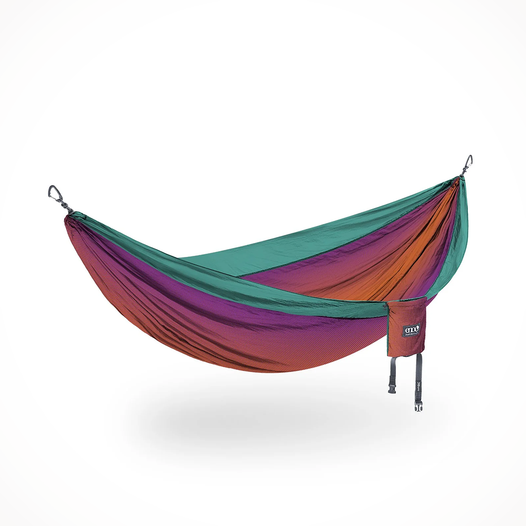 Product image: Camping Furniture ENO Double Nest Print Hammock Fade Seaglass.