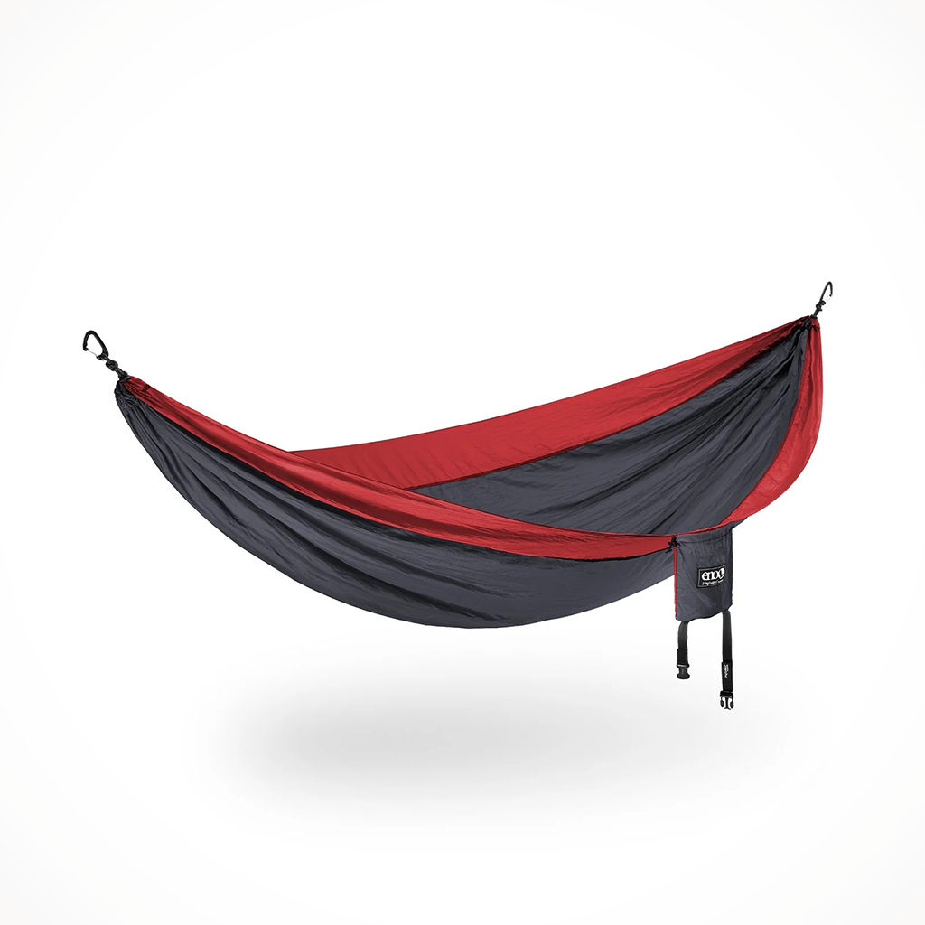 Product image: Camping Furniture ENO Single Nest Hammock Charcoal Red.