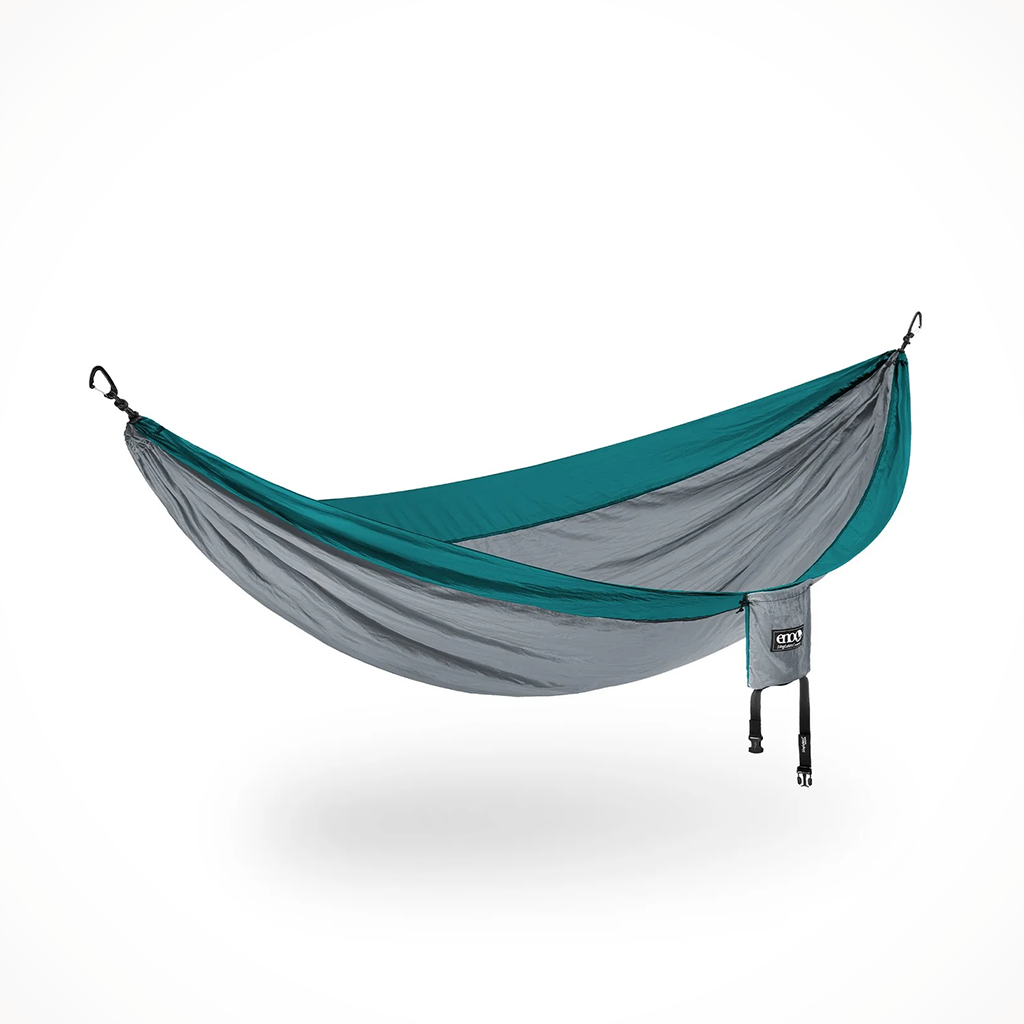 Product image: Camping Furniture ENO Single Nest Hammock Grey Seafoam.