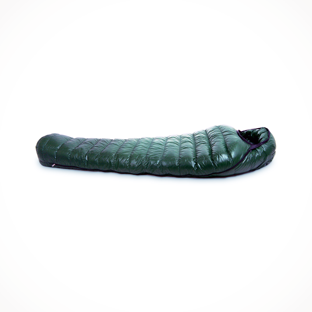 Product image: Camping Sleeping Bags Western Mountaineering Badger MF, side profile view.