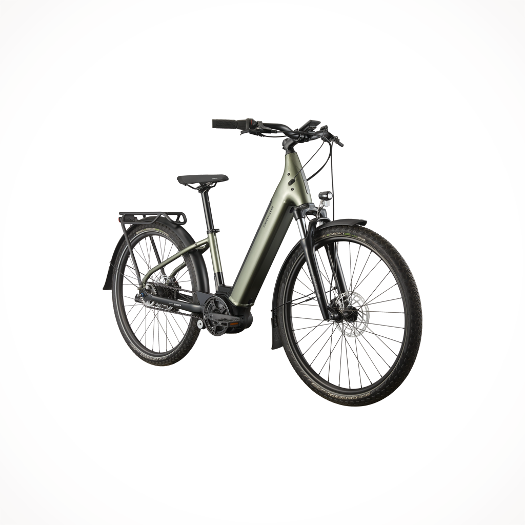 Product image: Cannondale Mavaro Neo 2 lo Stepthru Mantis 2024, shown from a three-quarter angled view.