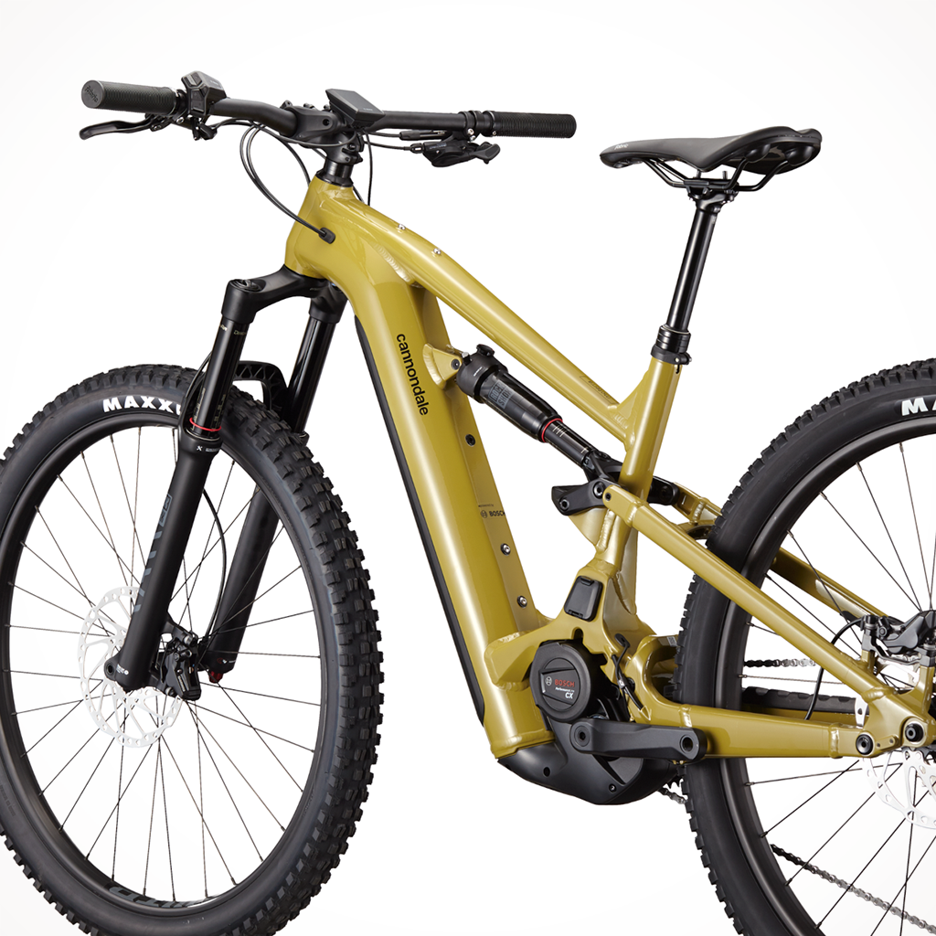 Product image: Cannondale Moterra Neo 3 Olive Green 2024, shown from the back.