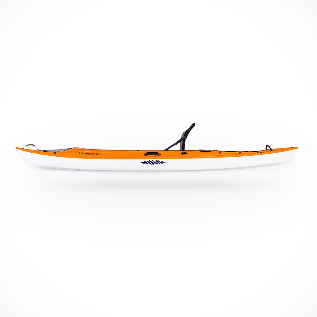 Product image: Eddyline Caribbean 12 FS 2025 Mango, shown in primary marketing view.