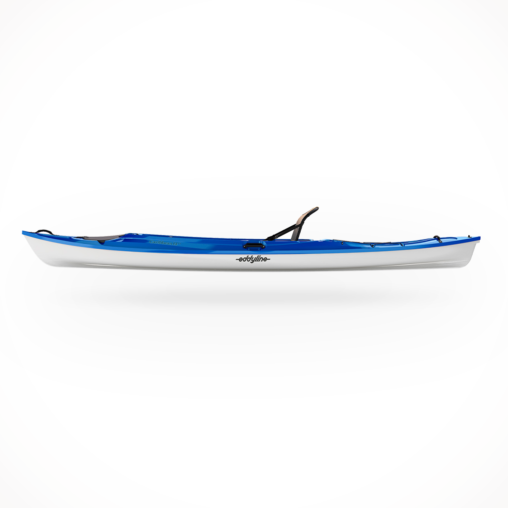 Product image: Eddyline Caribbean 12 FS 2025 Saphire Blue, shown in primary marketing view.