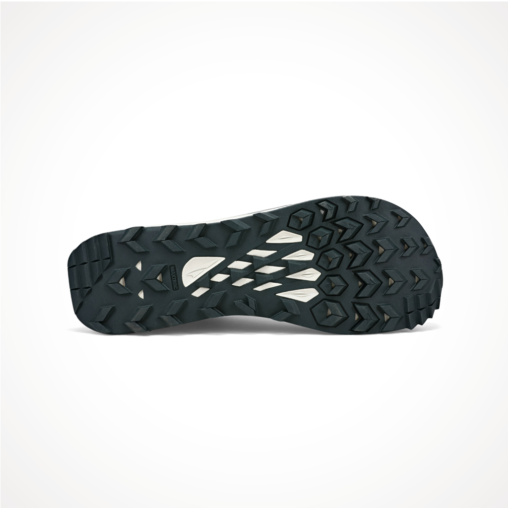 Product image: Footwear Altra Mens Lone Peak All Weather Mid 2 Black, showing the outsole tread pattern.