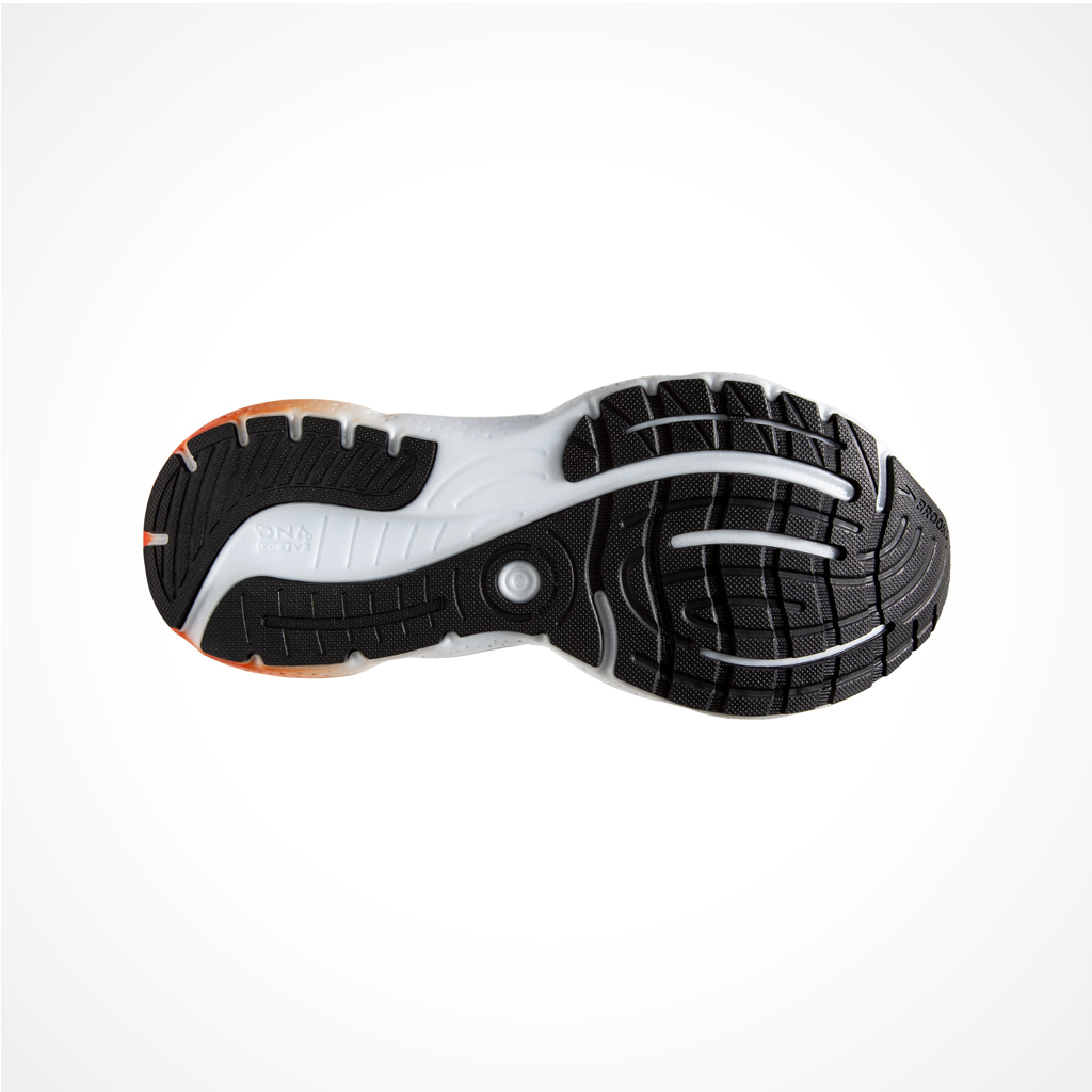 Product image: Footwear Brooks Womens Glycerin 20 Black Red Opal, showing the outsole tread pattern.