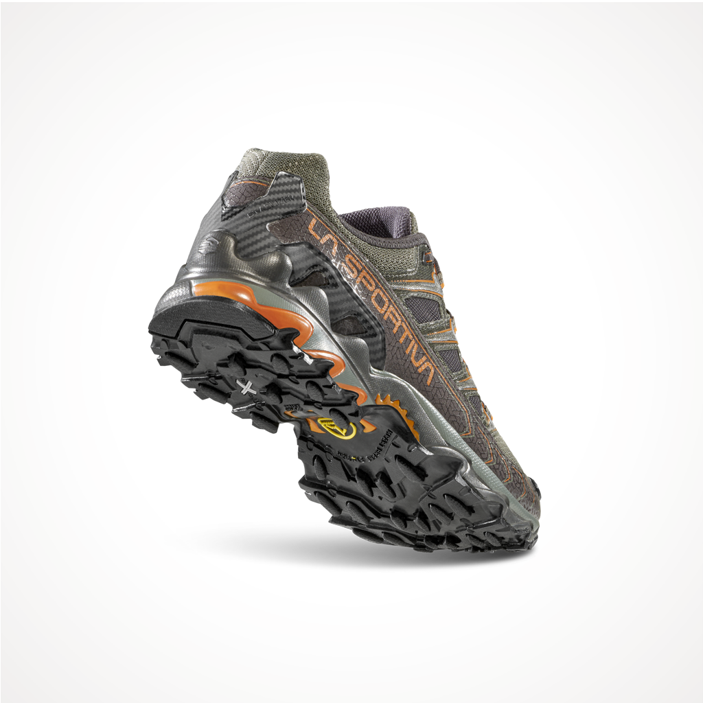 Product image: Footwear La Sportiva Mens Ultra Raptor II Carbon Hawaiian Sun Step.