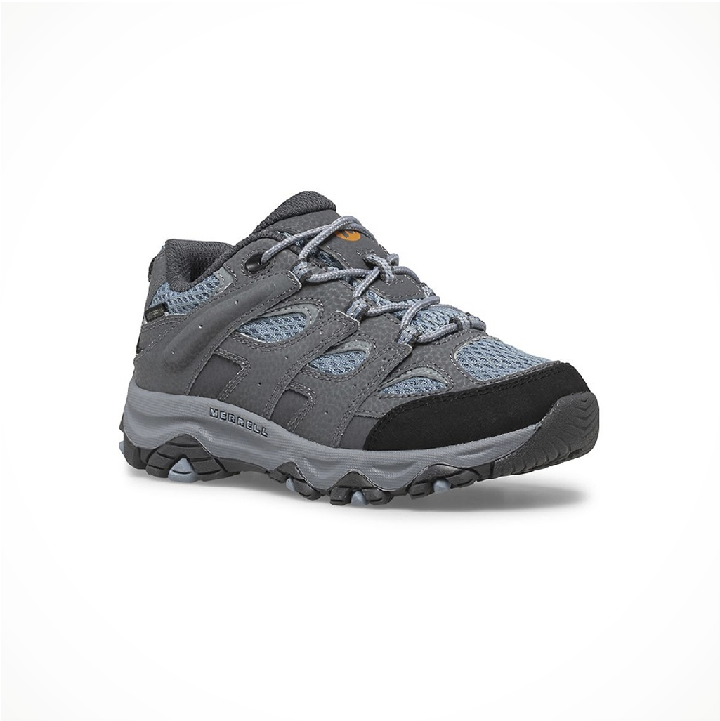 Product image: Footwear Merrell Kids Moab 3 Low Waterproof Altitude, shown from a three-quarter angled view.