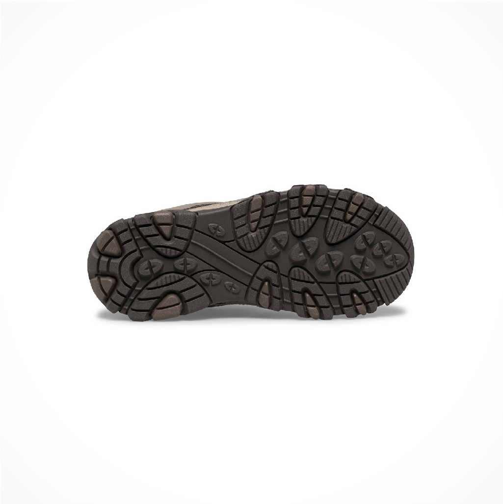 Product image: Footwear Merrell Kids Moab 3 Low Waterproof Boulder Red, showing the outsole tread pattern.