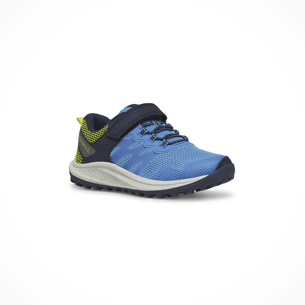 Product image: Footwear Merrell Kids Nova 3 Blue, shown from a three-quarter angled view.