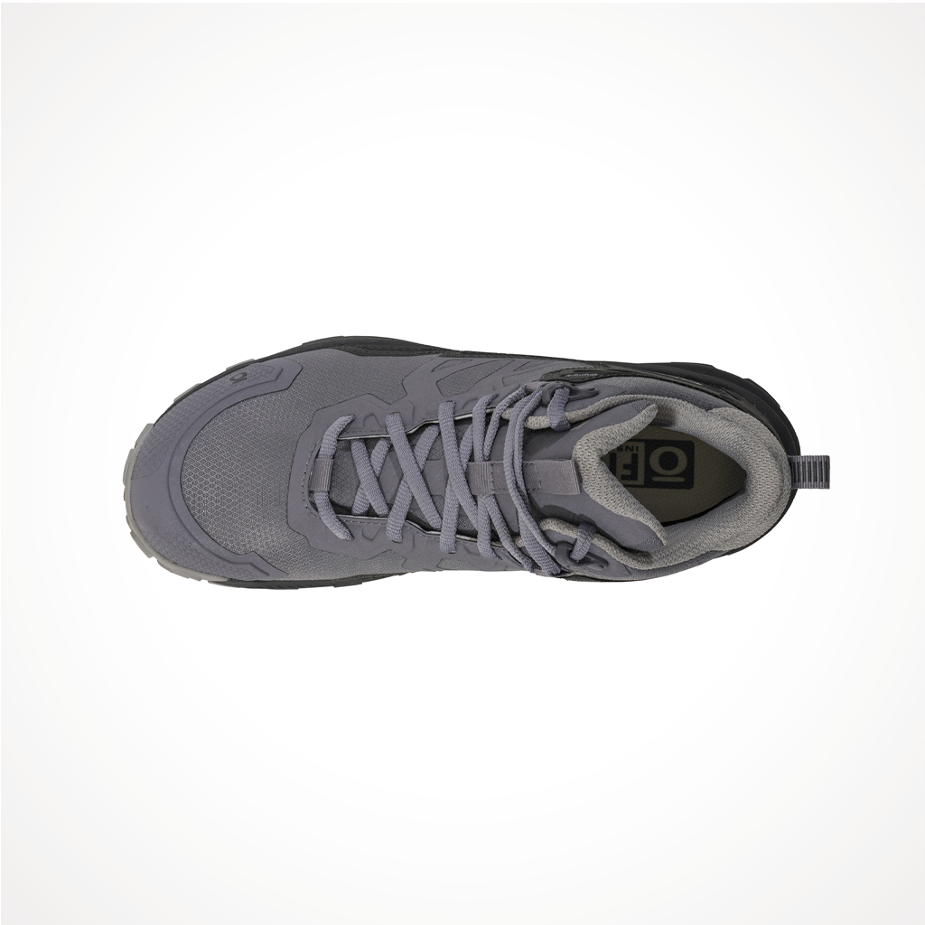 Product image: Footwear Oboz Womens Katabatic Mid B DRY Mineral, shown from above.