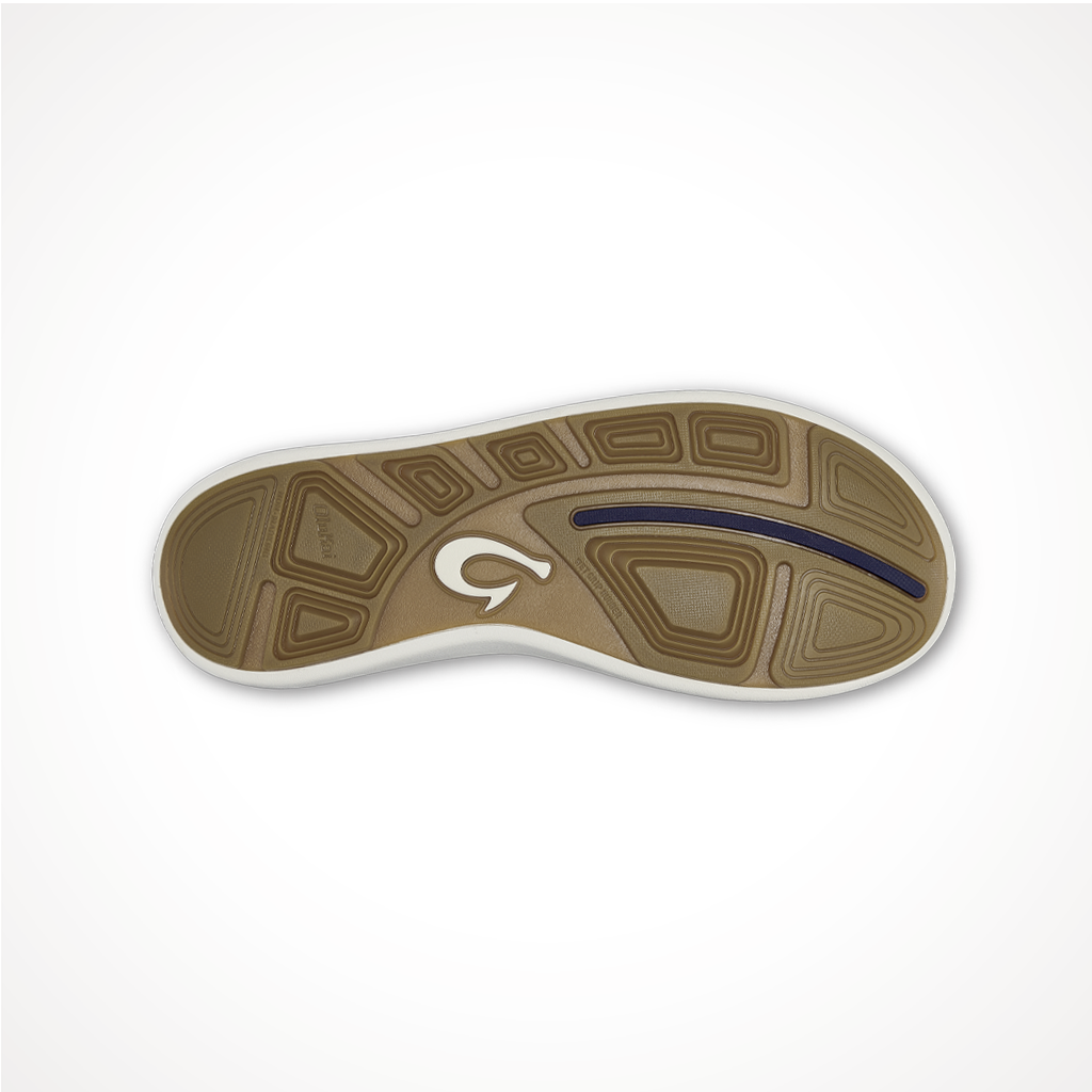 Product image: Footwear Olukai Mens Moku Pae Bright White Pacifica, showing the outsole tread pattern.