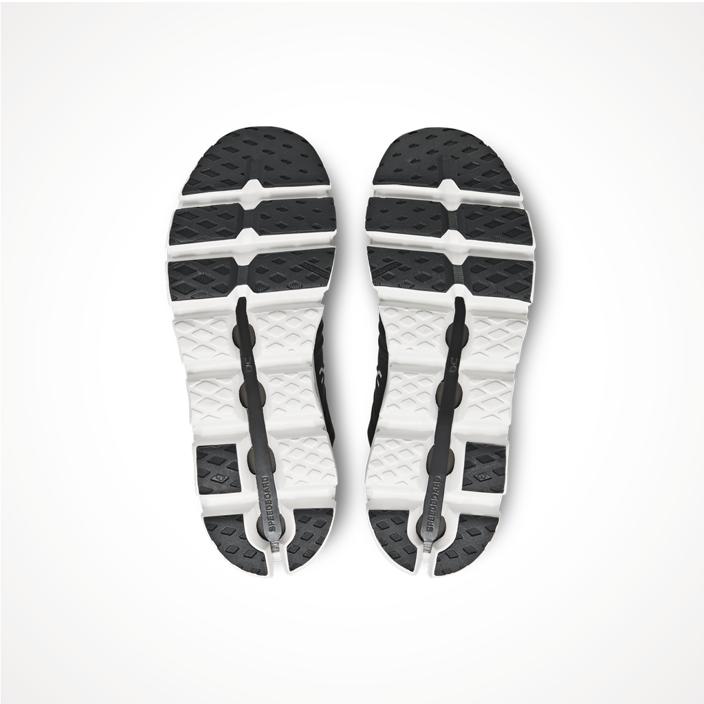Product image: Footwear On Mens Cloudswift 3 All Black, showing the outsole tread pattern.