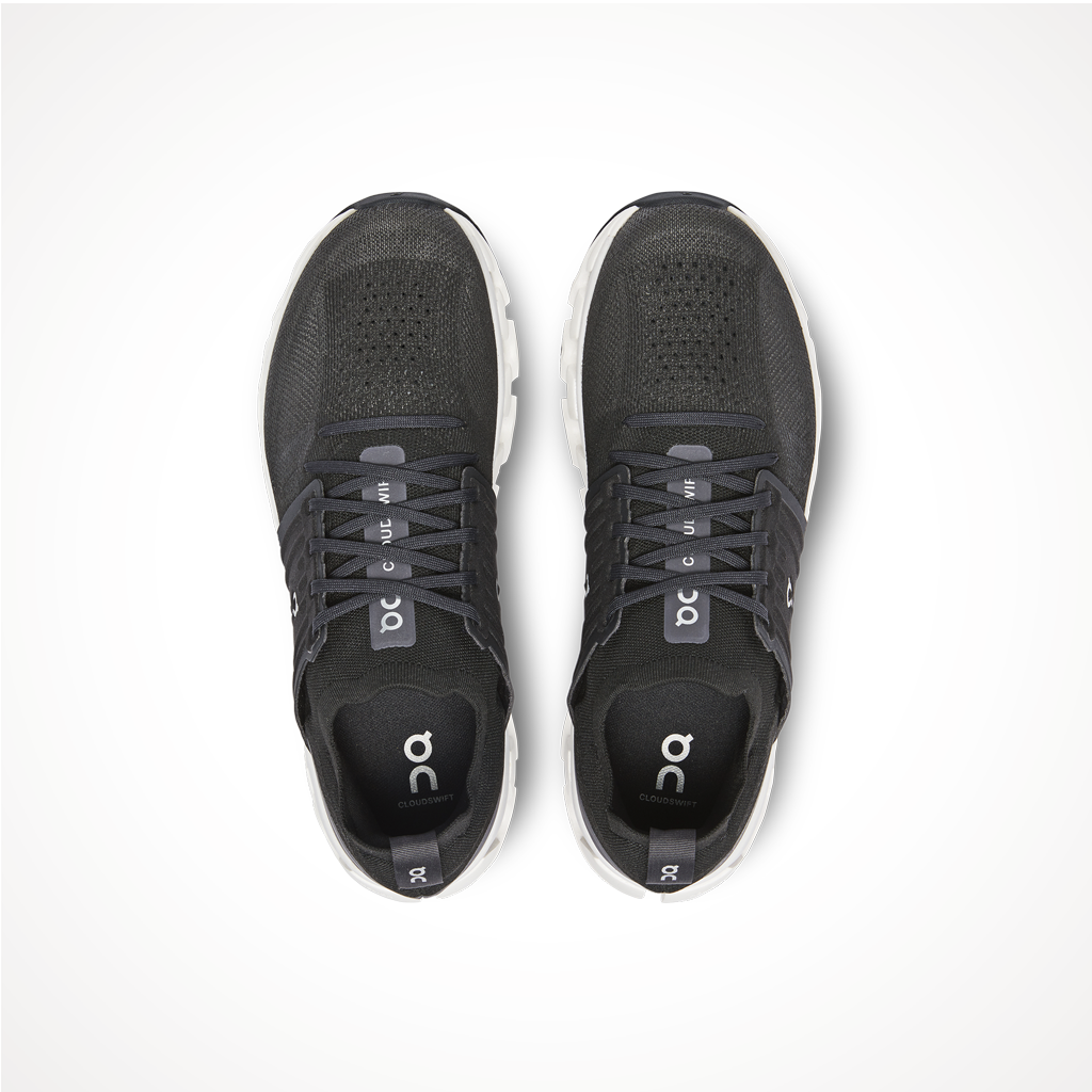 Product image: Footwear On Mens Cloudswift 3 All Black, shown from above.