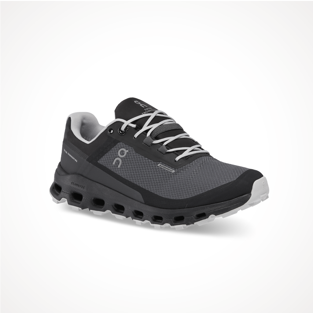Product image: Footwear On Mens Cloudvista Waterproof Eclipse Black, shown from a three-quarter angled view.
