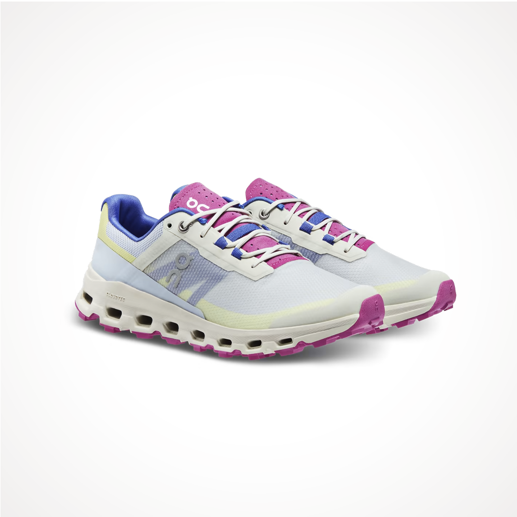 Product image: Footwear On Womens Cloudvista Heather Rhubarb, shown from a three-quarter angled view.