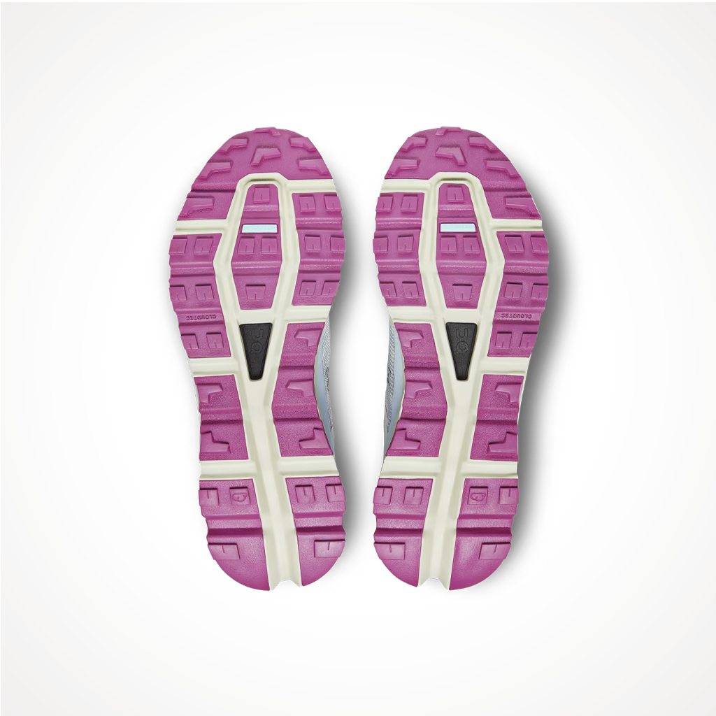 Product image: Footwear On Womens Cloudvista Heather Rhubarb, showing the outsole tread pattern.