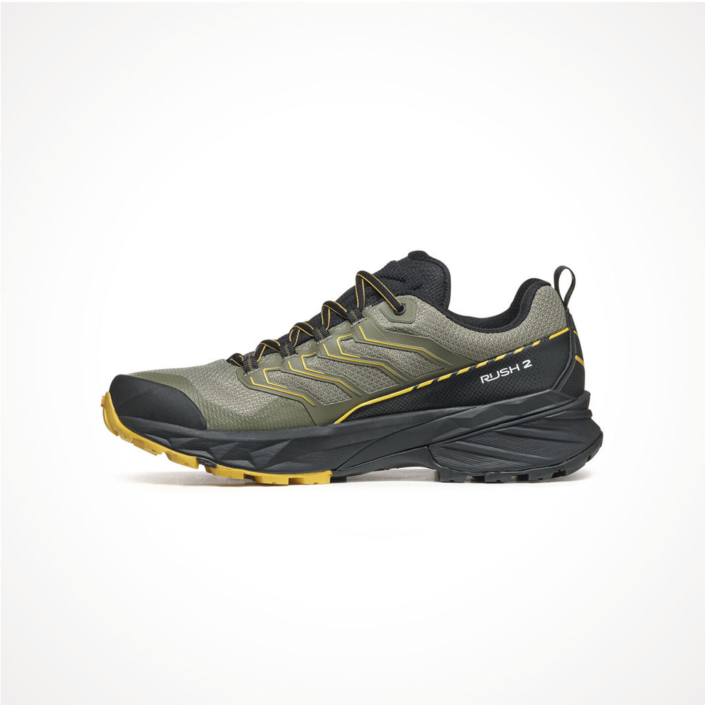 Product image: Footwear Scarpa Mens Rush 2 GTX Moss Sulphur Side 2.